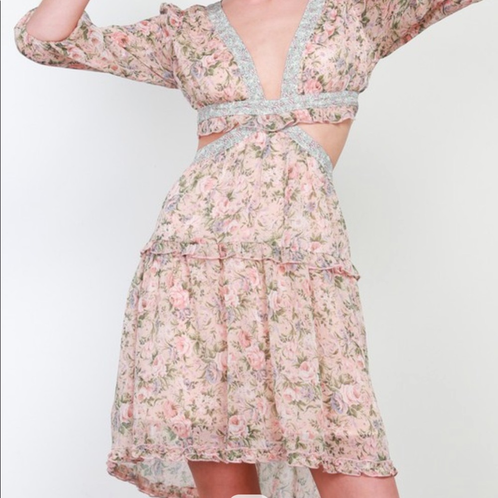 Romantic floral dress Resort vibes